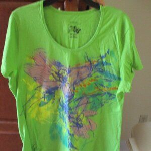 Women's Just My Style Top Size: 1X